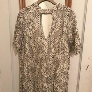 Lush white lace dress